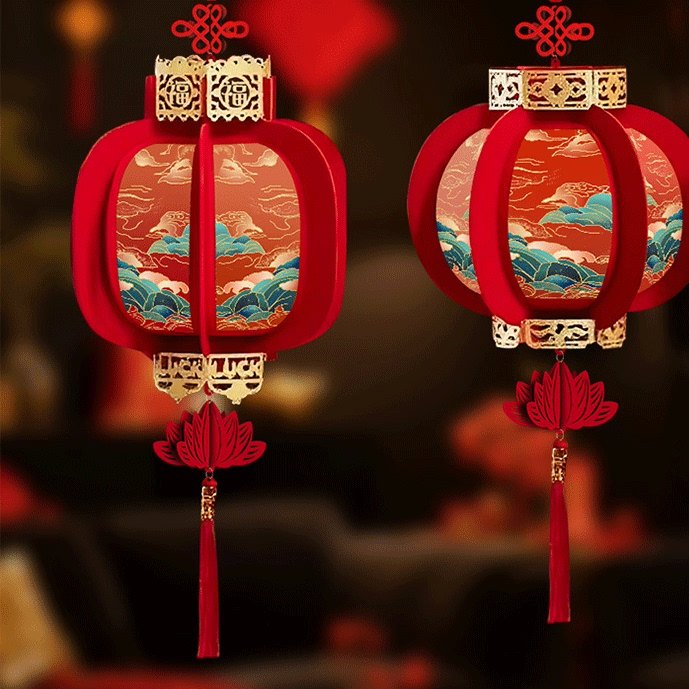 2026新款店铺宫灯灯笼挂饰开业装饰中式红灯笼商场布置壁挂装饰品