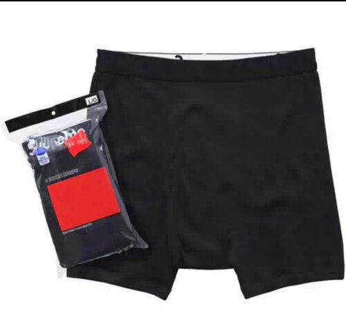 美版sup男女情侣纯棉潮牌内裤Boxer Briefs大码平角裤宽松长款1条