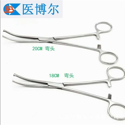 上海可可钳克扣钳14cm16cm18cm20cm24cmKocher forceps带钩钳子