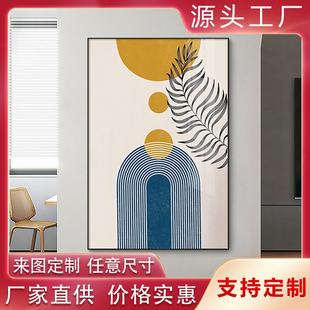 简约轻奢酒店装 饰画客厅落地画大幅壁画走廊挂画样板间壁画