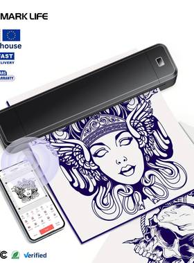 迷你热敏打印机办公纹身便携式A4错题打印机A4 tattoo printer