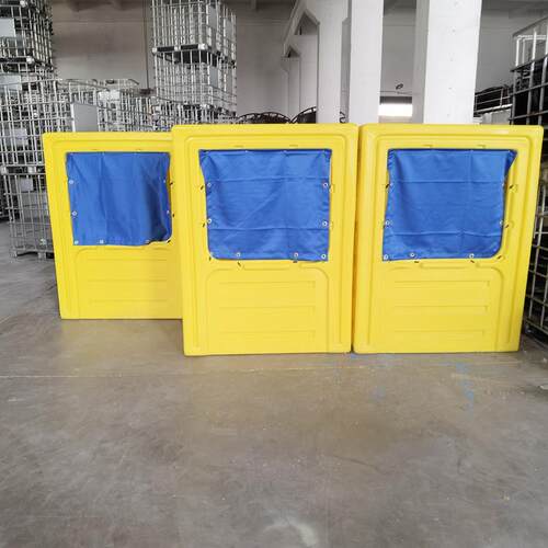华社滚塑布草笼1000L高端洗涤漂染运输静音异形加工餐具车