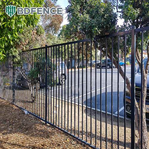 Steel tubular fence高强度锌钢庭院别墅栅栏社区安全隔离围栏