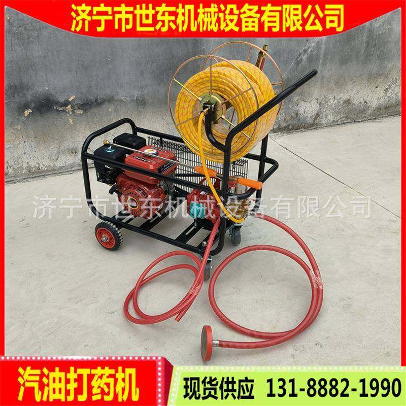 麦田推车式打药机 汽油柴油手推式喷药机 养殖猪场消毒机厂家