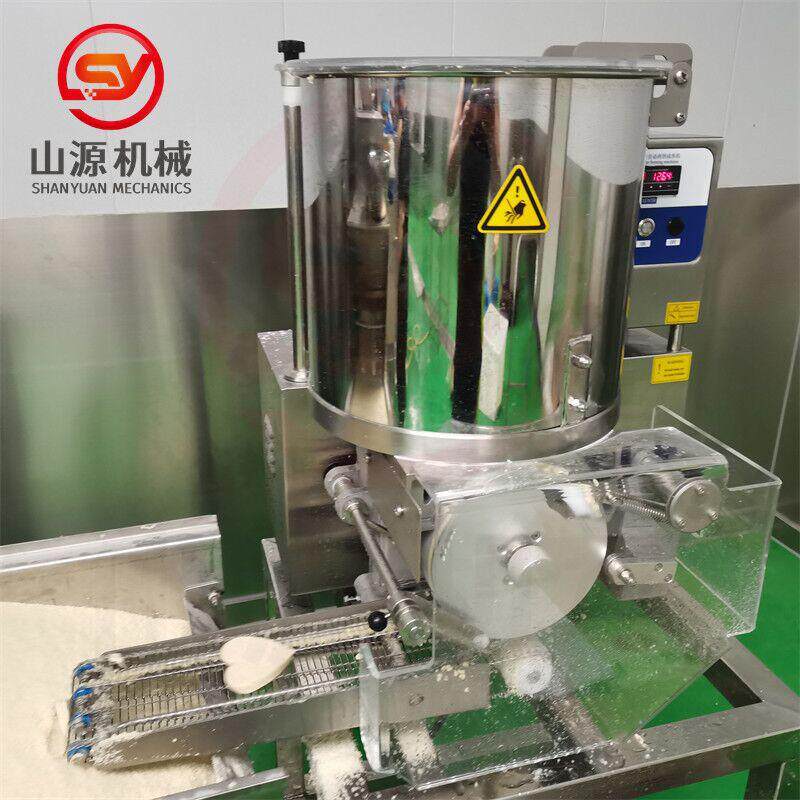 虾饼成型机 鱼饼上浆机 肉饼成型上浆上糠油炸流水线