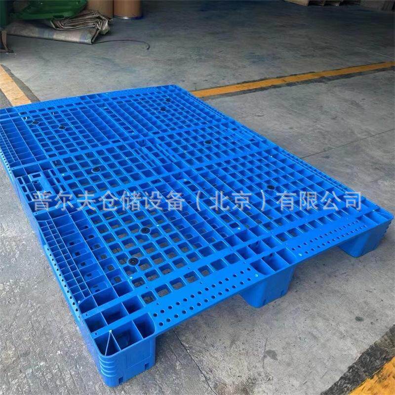 1612网格川字塑料托盘仓库垫板地台板物流叉车托盘立体库货架托盘