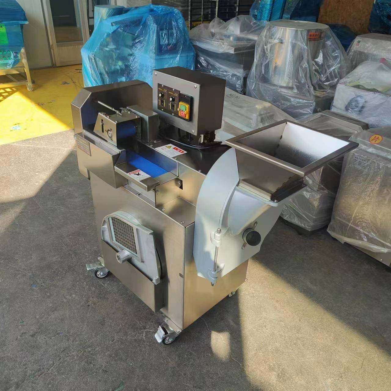 鲁工商用台湾大双头切菜机 大型切丝切片机 全自动食堂切菜机,清洗/食品/商业设备,肉制品加工设备,淘宝优惠券,粉丝福利购,淘宝优惠卷