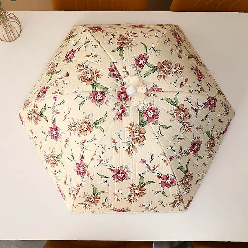 保温菜罩2024新款饭菜神器冬季盖菜剩菜罩可折叠家用餐桌罩防尘罩