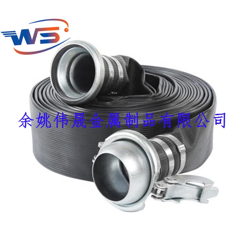 DN200防汛应急排涝水泵消防水带接头 蝴蝶卡箍快装软管快速接口