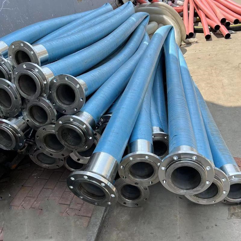 抽式大口径胶管河道4寸钢丝骨架L胶管煤矿输排水软管