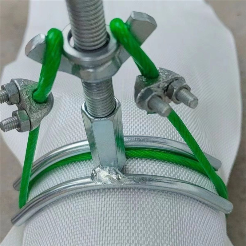 农用新型浇地钢丝绳卡子水带卡滴B灌抽水水泵出水口水龙带卡箍夹