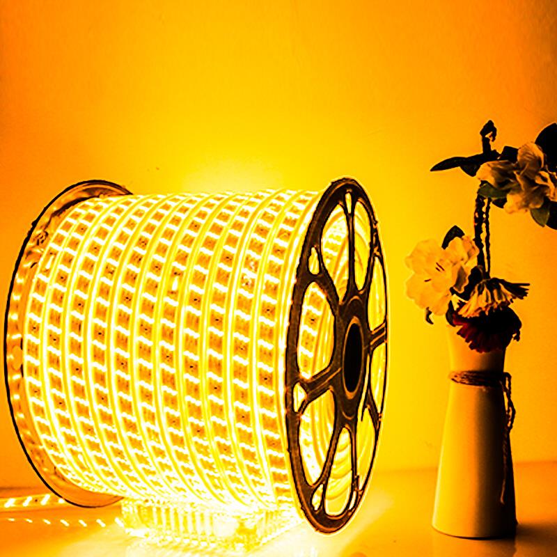LED灯带户外隧道工程道路围栏农庄公园亮化家装吊顶白光金黄暖光