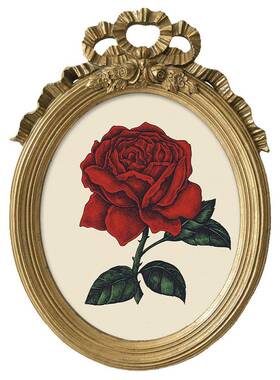 餐厅墙卧室美式金色树古装饰画框复客厅画玄关墙壁画脂VUD蝴蝶结