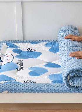 下A全棉豆豆绒床褥床垫学生GGP宿舍加厚垫垫褥上铺类纯棉铺底软垫