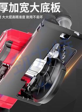 电大功圆率单手锯6寸5锯XTH.5寸电带灯锂电圆盘锯石材切割机木工