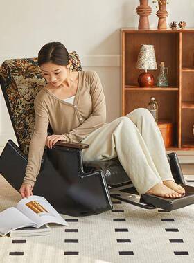 单人懒人沙发23217可躺可睡摇发摇躺椅成人阳椅台休闲小沙厅客懒