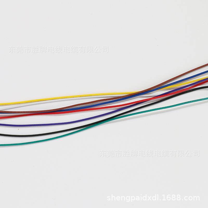 规1061-18AWG耐30无品牌/0V电路板用线常玩具电子线PVC压端子线家