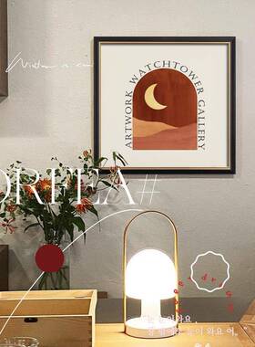 柑橘乌云式复术古法客厅艺装饰QB202305卧画室餐厅玄关欧式画抽象