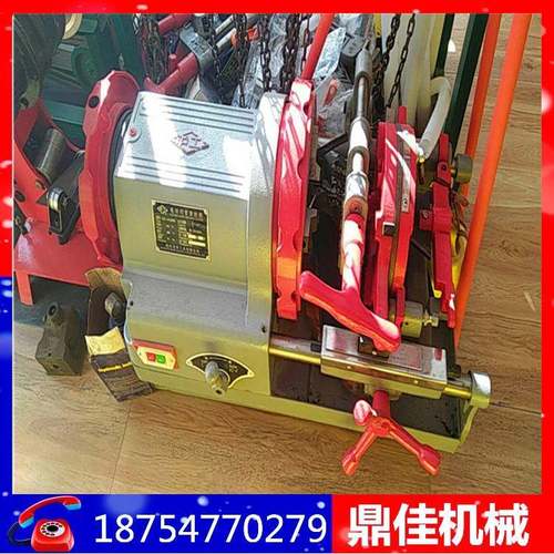 佳机械电格动套丝切PNZ管机厂家鼎台式丝切管机套价电动切管机配