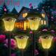 Adorable Durable Owl led 2pcs Light Solar Garden Resin跨境