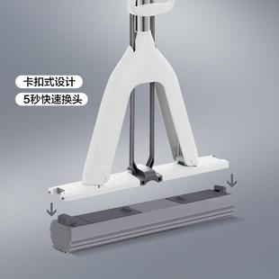 拖把把胶棉把大号吸海绵拖家用一SVE拖地水净对拖折懒人拖地