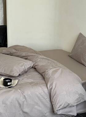 20295B250725冬超柔厚织提花件四套棉纯棉床单被套床秋上用品长绒