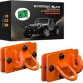 拖拉机钩卡IUJ车固定连接D型1环12000lbs丝重型锻造螺拖车环 2英