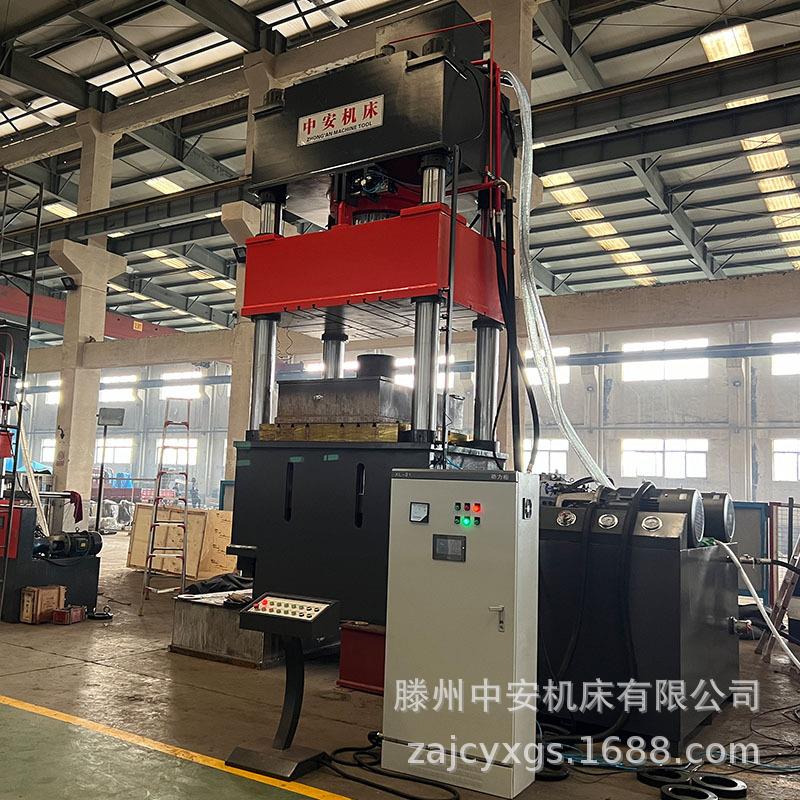 1000T三梁四柱双联液压机漏粪板压制压力机树脂井盖热压油压机