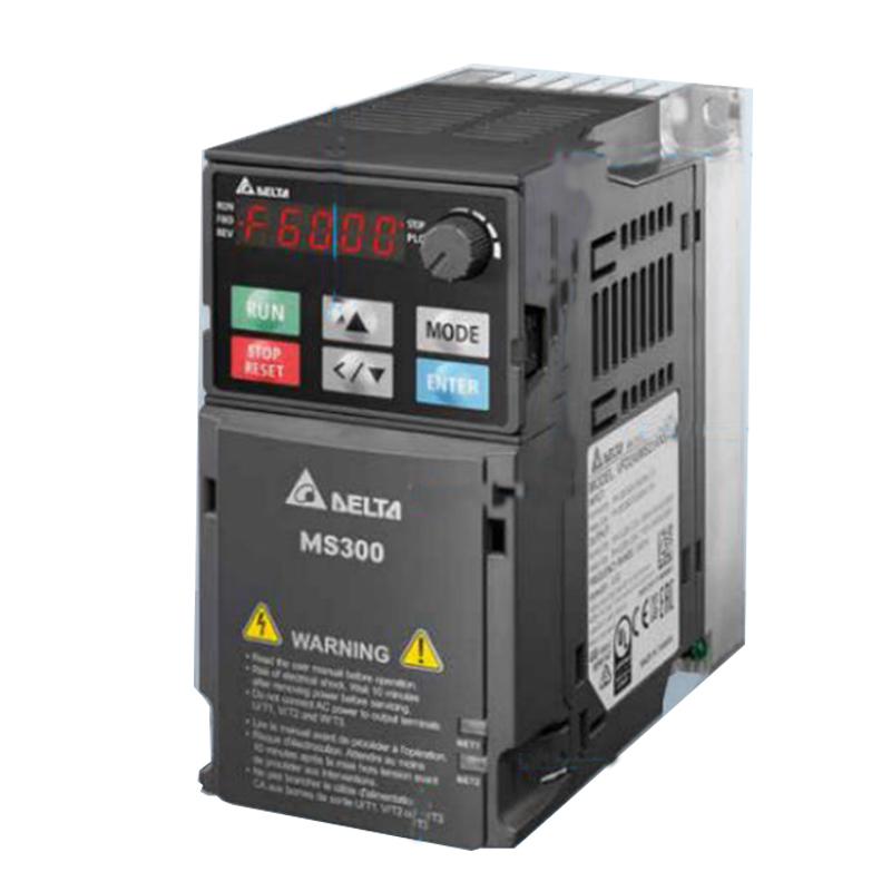 台达变频器MS300三相380V1.5/2.2/5.5/3.7/15KW电机调速VFD-M单相