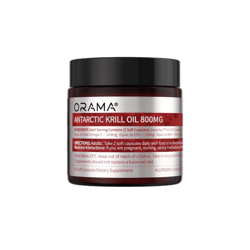 Orama南极磷虾油软胶囊深海高磷脂Omega-3虾青素EPADHA60粒omega3