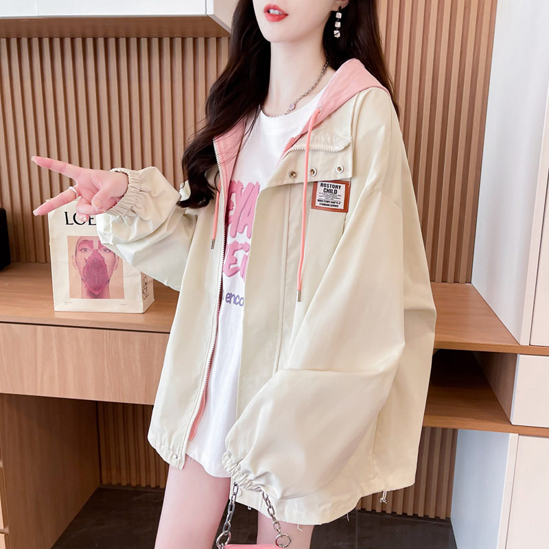 休闲百搭2026新款chic设计感假两件春秋风衣外套