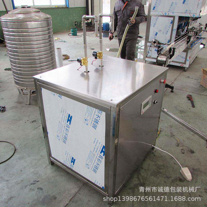 半自动2头电动流量计灌装机菜籽油食用油灌装设备色拉油灌装机