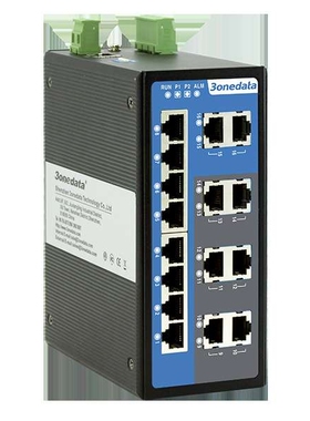 IES3016 三旺 16路10/100M自适应 3onedata 导轨工业级交换机16电