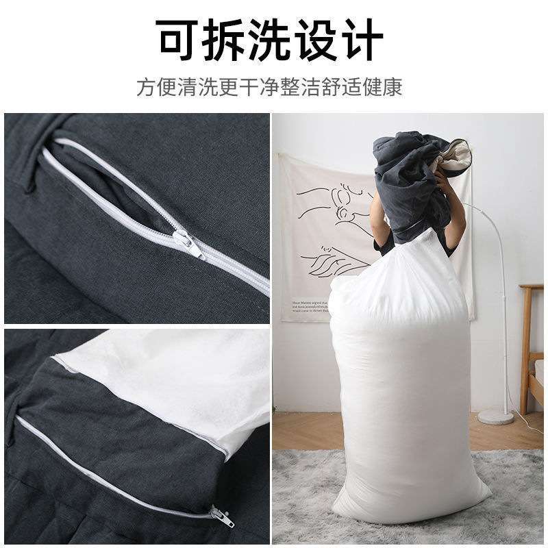 懒人沙发可躺可睡网红单张女生房间卧室小双人榻榻米豆袋可拆洗