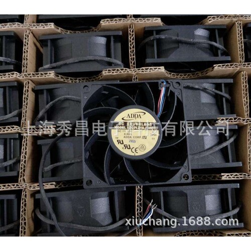 原装ADDA 8038 12V 0.8A 大风量 AD0812HB-F7BDS 双滚珠 散热风扇