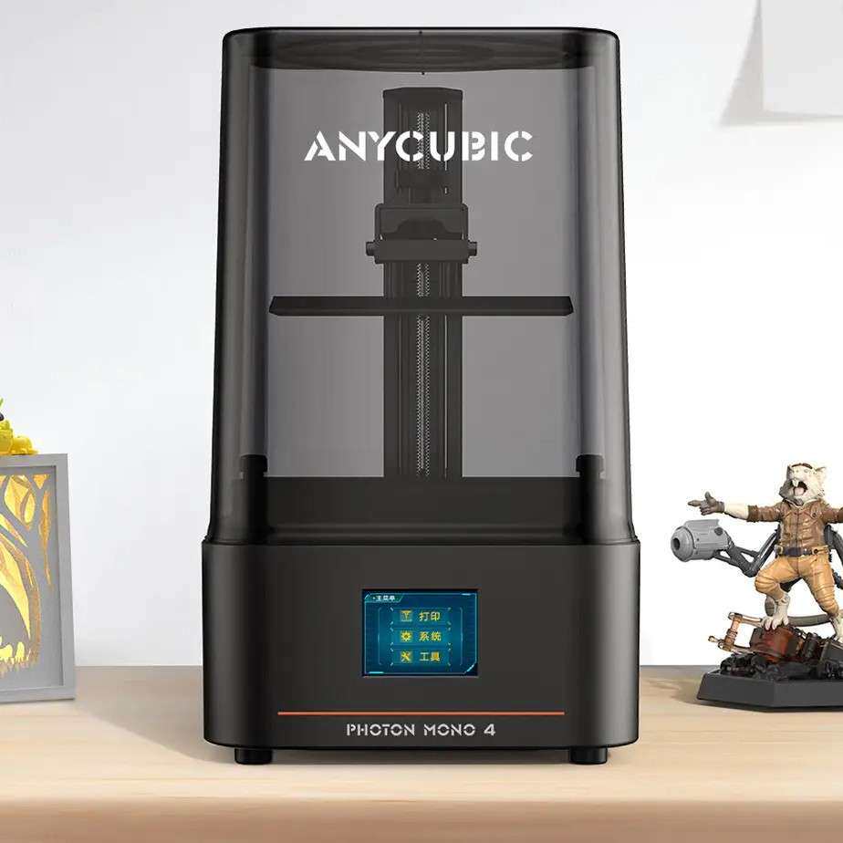纵维立方ANYCUBIC7寸10K+Mono 4光固化3d立体打印机高精度工业家