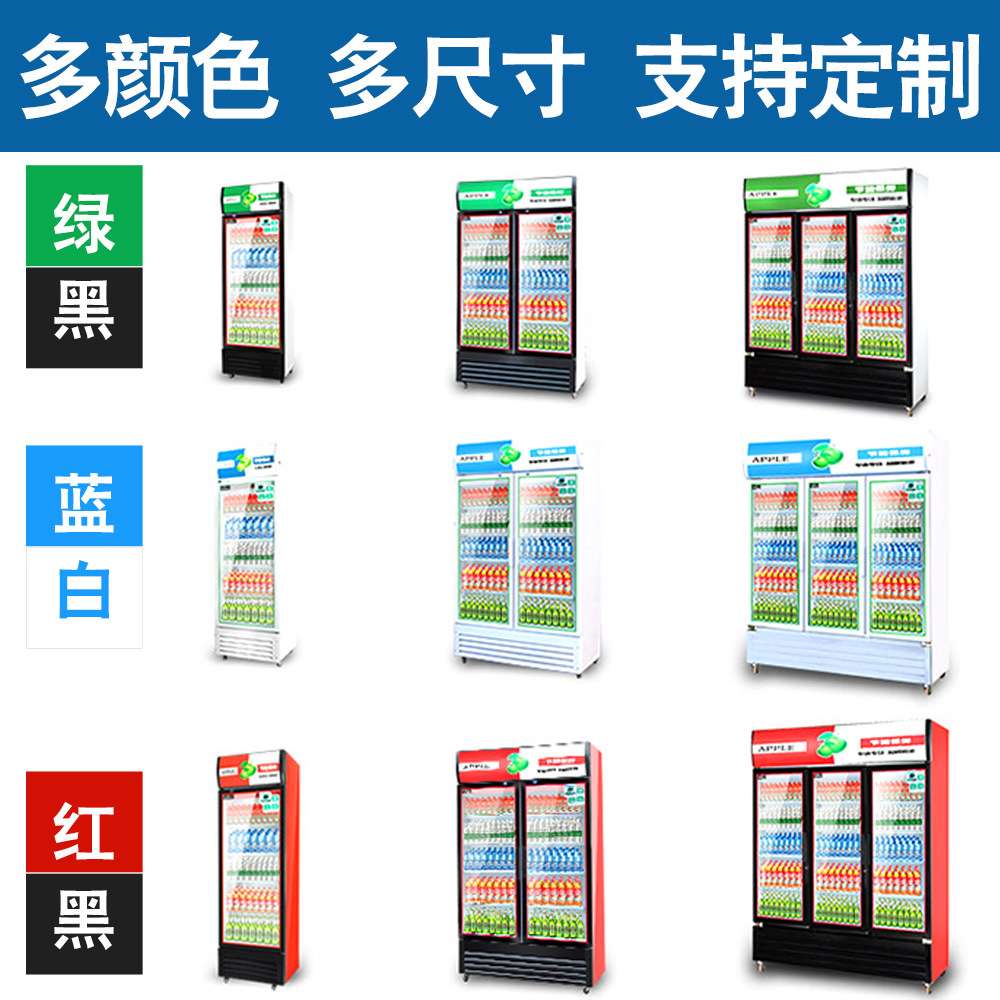 展示柜单门啤酒学校饭店便利店超市专用展示柜饮料柜 冰柜