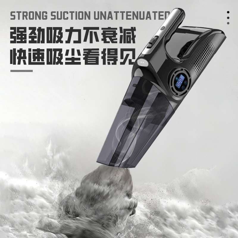 车载吸尘器高压打气泵12v汽车家两用大功率充气泵轮胎电动加气筒
