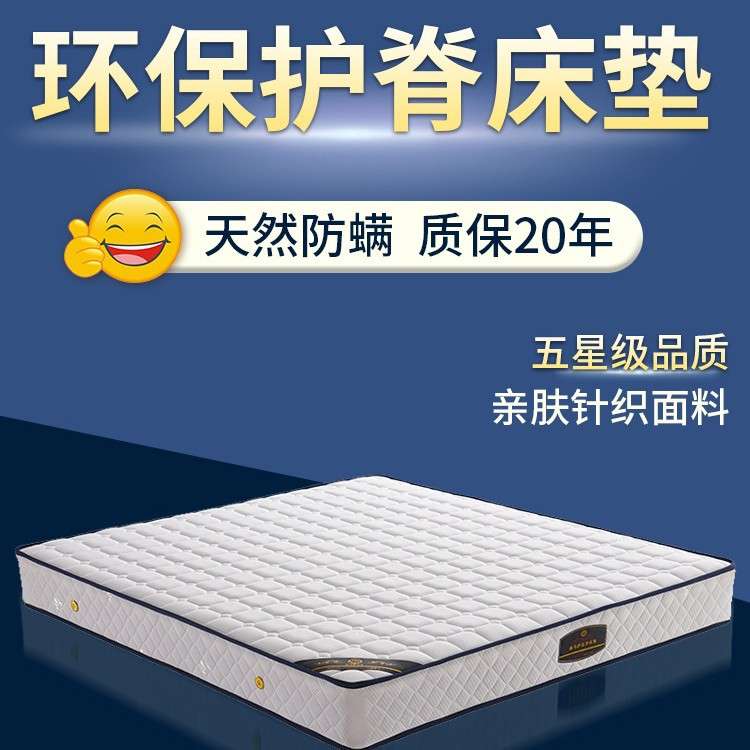 海马伊品梦床垫 1.8米床软硬两用弹簧椰棕垫山棕席梦思垫20cm厚22