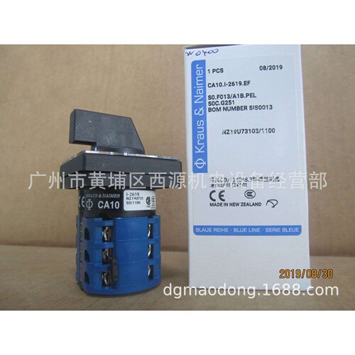 K&N通断型开关 CA10 A711-600E Kraus&Naimer