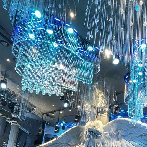 非标酒店工程灯前台大堂售楼部沙盘灯婚宴厅婚礼软装装饰LED吊灯