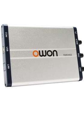 OWON虚拟PC数字示波器VDS1022双通道25M便捷