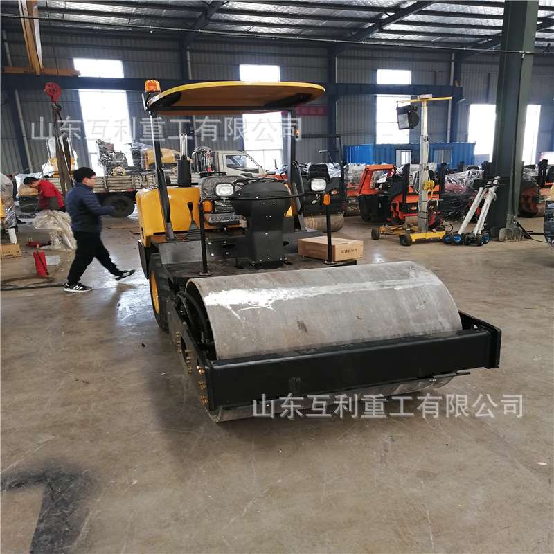 小型压路机1吨2吨3吨震动手推微型汽柴油沥青工程座驾压土压实机