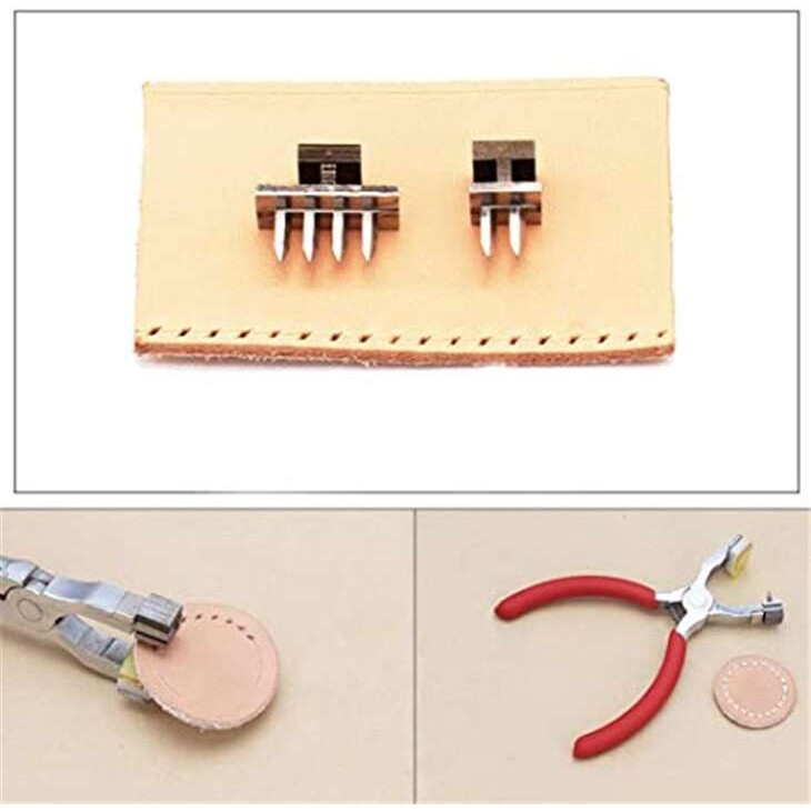 Diy皮革工具套装 手缝皮革工具21件套装 皮具锥子帆布线针13款