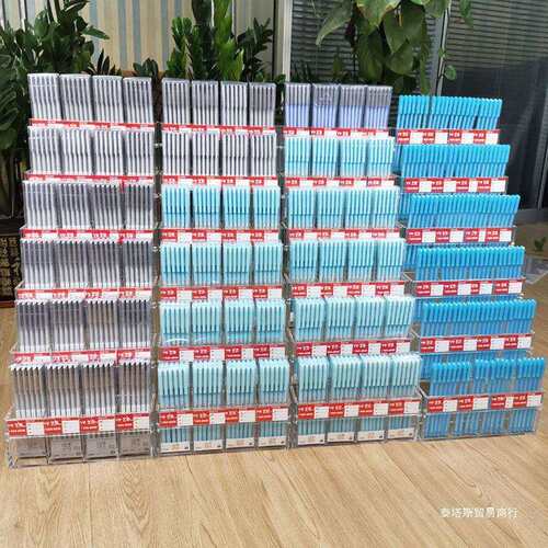 笔架文具店展示架多层阶梯宝塔柜台亚克力透明架子学生钢笔收直销