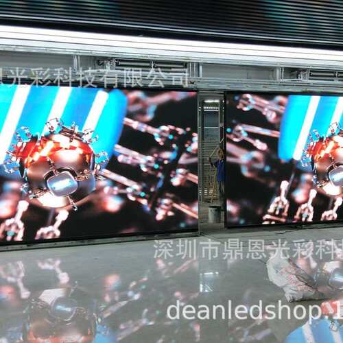 P3舞台自动轨道开合LED显示屏 电脑控制开合移动LED显示屏遥控