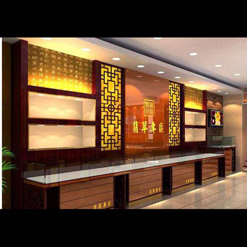 玉器店商场珠宝店,展柜设计装修,眼镜店效果图SI设计奶茶店设计