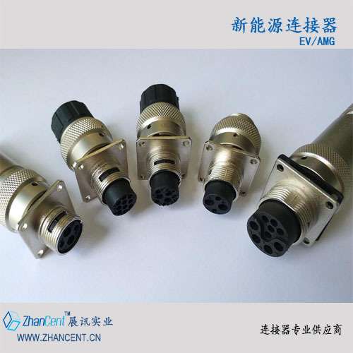 单芯卡口新能源汽车连接器大电流连接器300A功率