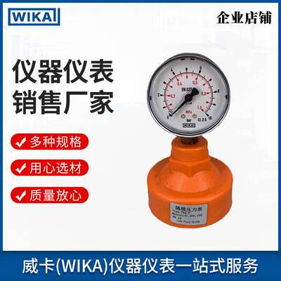 wika威卡压力表111.10.063+990.22型 EN 837-1 0...40 MPa压力表