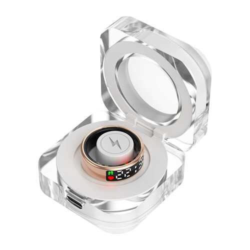 Display smart ring heart rate exercise sleep monitoring